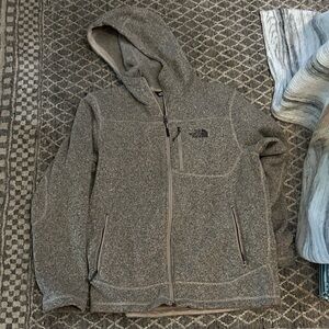 The North Face Light Grey knit Jacket